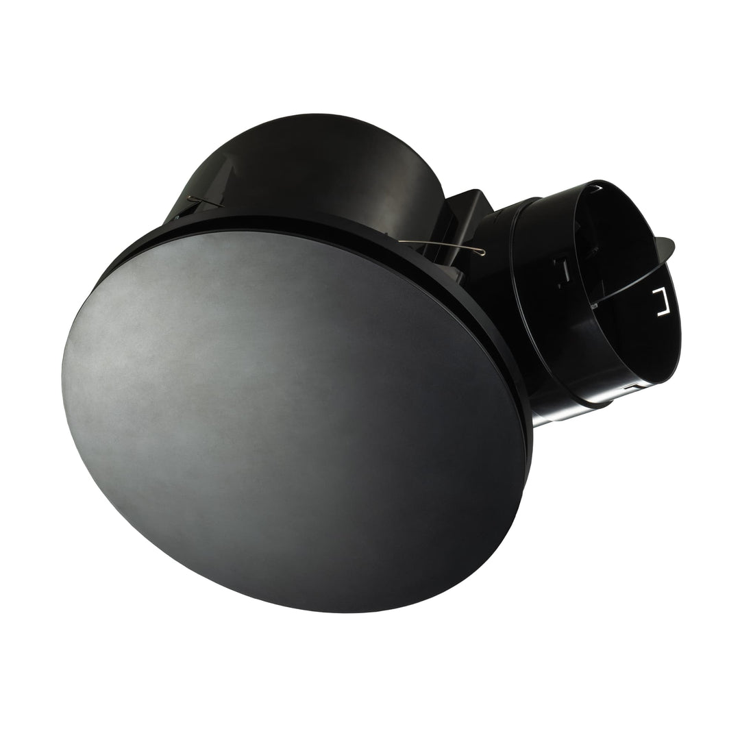 Hybrid Round DIY Exhaust Fan | Matte Black
