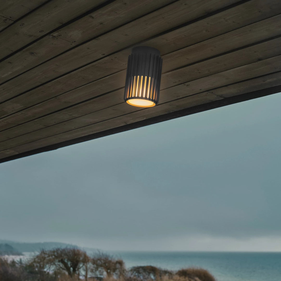 Nordlux Aludra Outdoor Ceiling Light | Seaside Anthracite