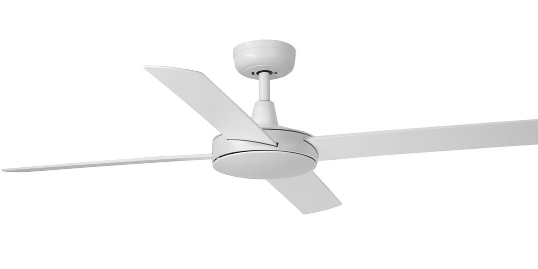 White Fanco Eco Silent DC Ceiling Fan With Remote - 2021 Model | 52"