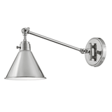 Hinkley Vintage Small Swing Adjustable Wall Sconce (E27) | Polished Nickel