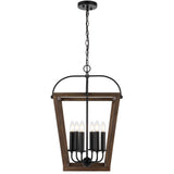 Telbix Black Lacota Pendant Light | 6 Light