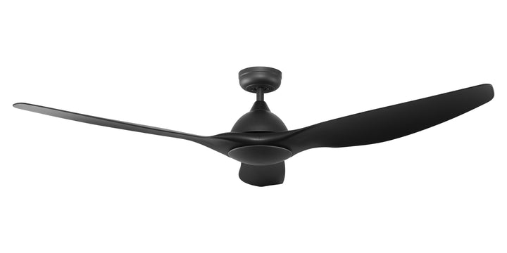 Fanco Horizon 64" Smart DC Indoor/Outdoor Ceiling Fan with Remote and Wall Controller | Black