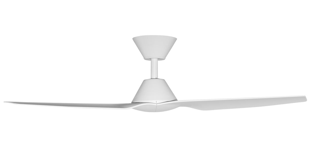 Fanco Infinity-iD 48" Smart DC Ceiling Fan with TriControl | White