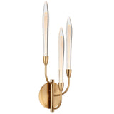 Telbix Archer LED Candelabra Modern Wall Light | Antique Gold