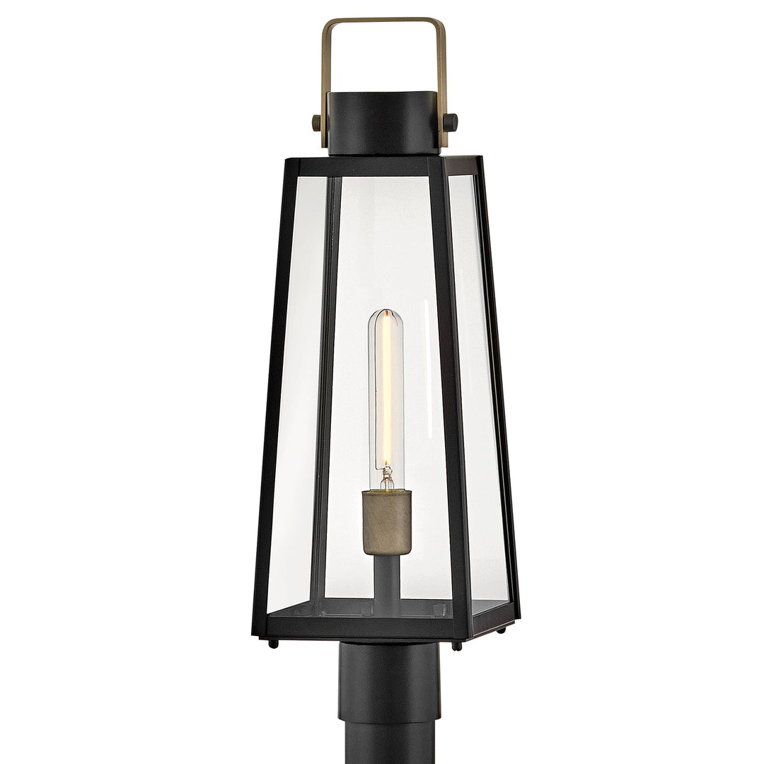 Hinkley Hugh Large Exterior Post Light by Lark | Black