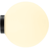 Calibo Crest Opal Glass 140mm Orb Wall Light | Black