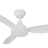 Calibo Sora 52" DC Ceiling Fan with LED Light, Wall Control and Remote | White
