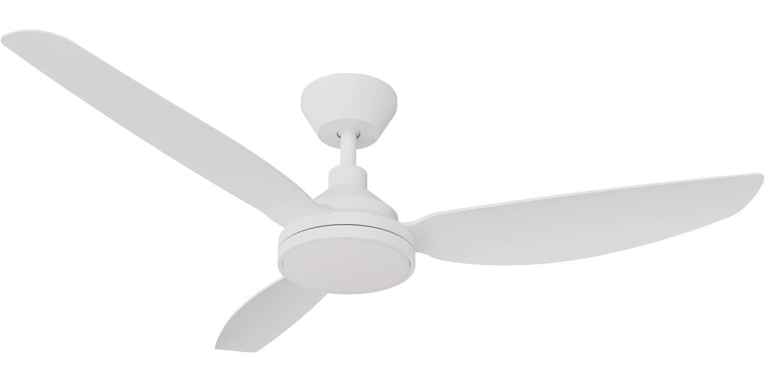 Calibo Sora 52" DC Ceiling Fan with LED Light, Wall Control and Remote | White