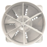 Fanco Dynamic 150 Square Wall/Ceiling Exhaust Fan with Gloss Finish | White