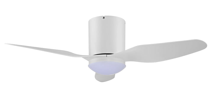 Fanco Smart Studio 42" (1066mm) Low Profile ABS Blade DC Ceiling Fan With 18W Dimmable CCT LED Light & Remote | White