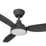 Calibo Sora 48" DC Ceiling Fan with LED Light, Wall Control and Remote | Black