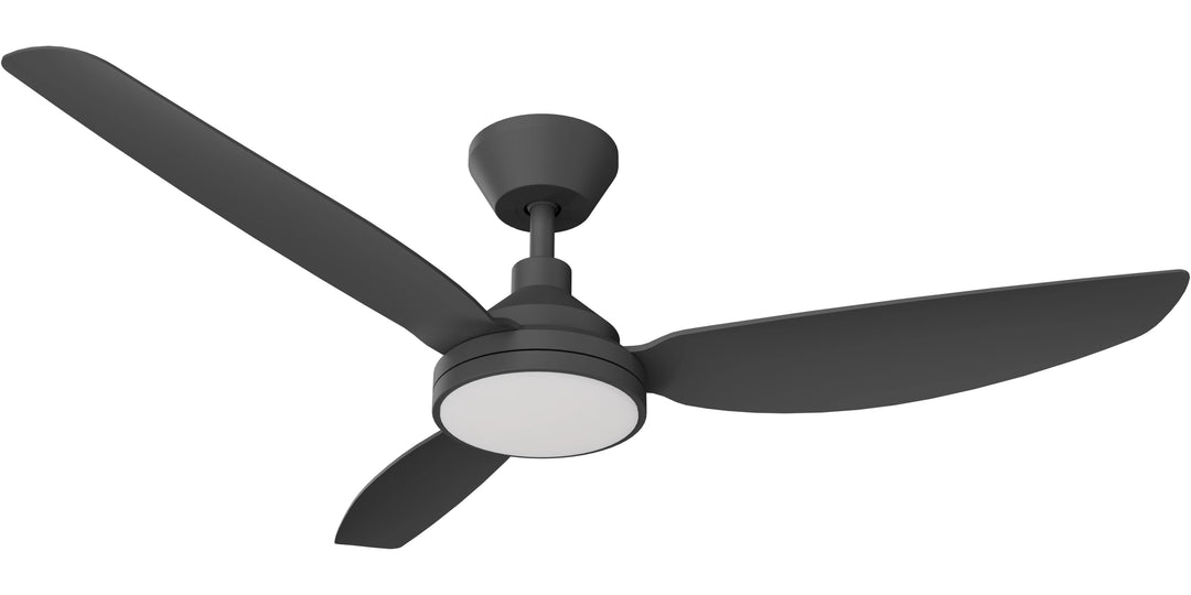 Calibo Sora 48" DC Ceiling Fan with LED Light, Wall Control and Remote | Black