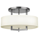 Hinkley Hampton Medium Semi-Flush Mount | Antique Nickel