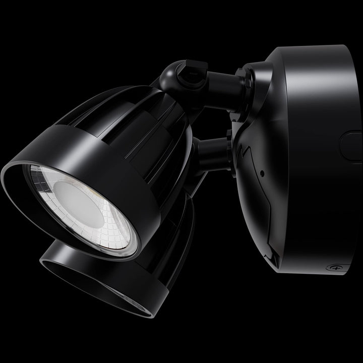 Calibo Nighthawk Double LED Spotlight With Sensor | Black