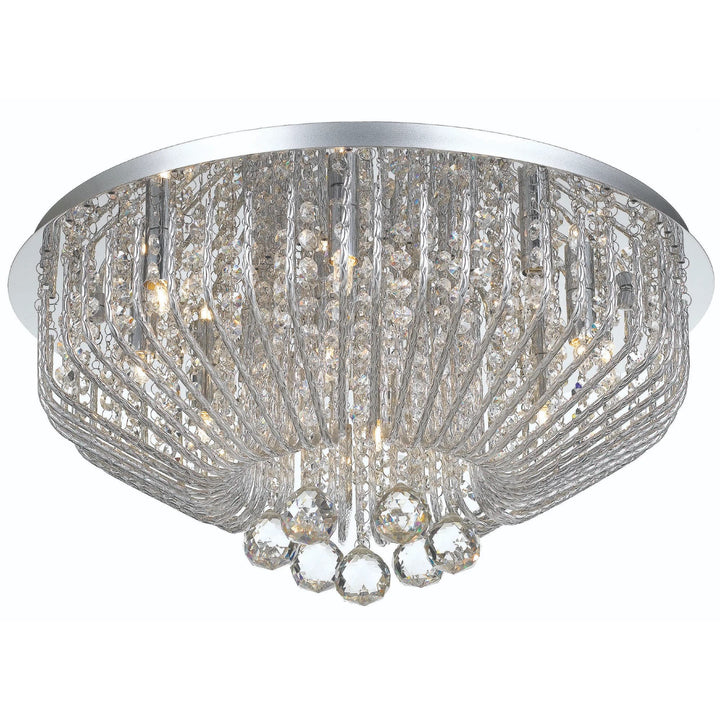 Telbix Pintor 9 Light Crystal CTC Light | Chrome