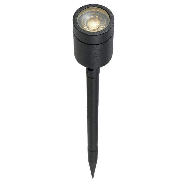 Telbix Luc 5W Variable Voltage Garden Spike Spotlight IP65 | Black