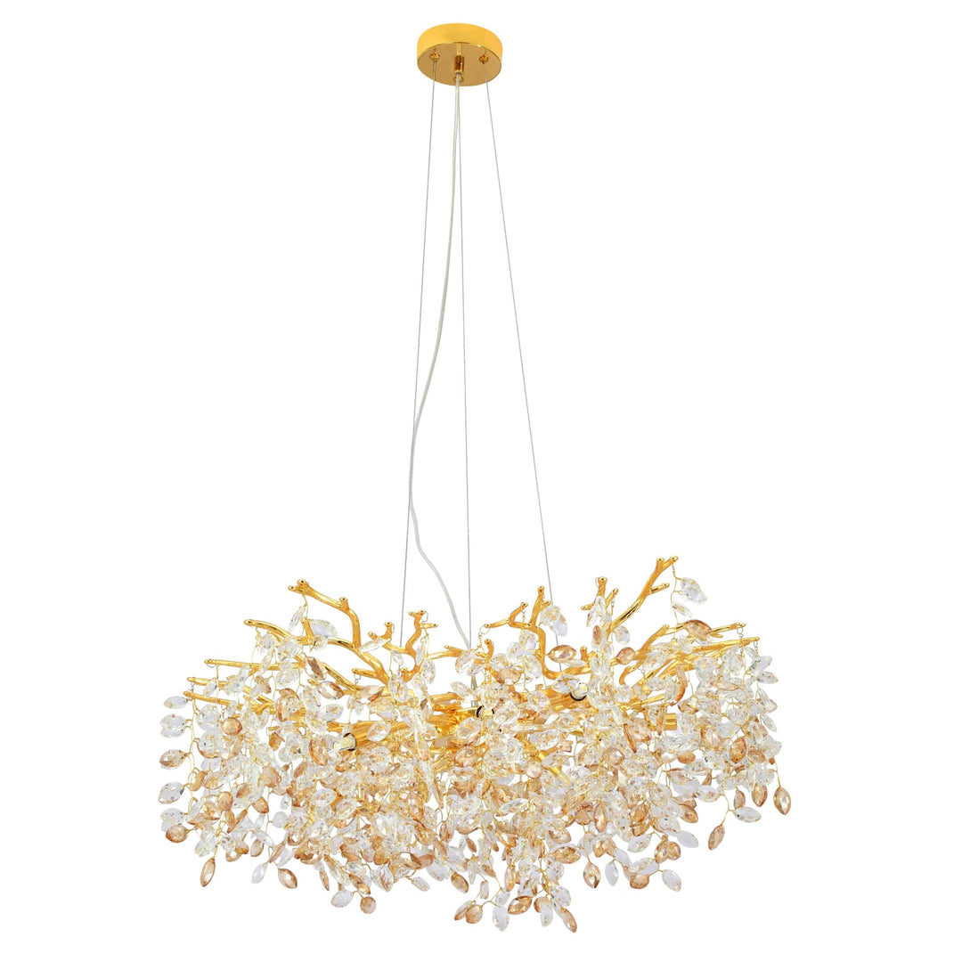 Telbix Molena 10 Light Pendant | Gold