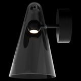 Calibo Skua Artisan Glass Tricolour LED Wall Light | Black