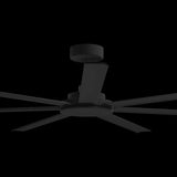 Calibo Alula 80" (2032mm) 7 Blade Indoor/Outdoor DC Ceiling Fan & Remote | Black
