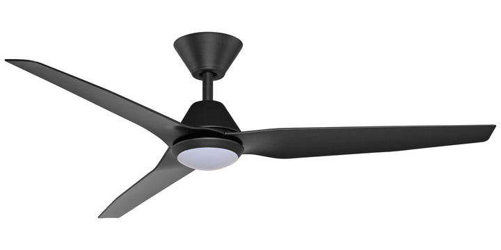 Fanco Infinity-iD 54" DC Smart Ceiling Fan with LED Light and Remote | Black