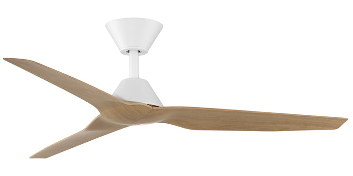 Fanco Infinity-iD 48" DC Smart Ceiling Fan with Remote | White and Beechwood
