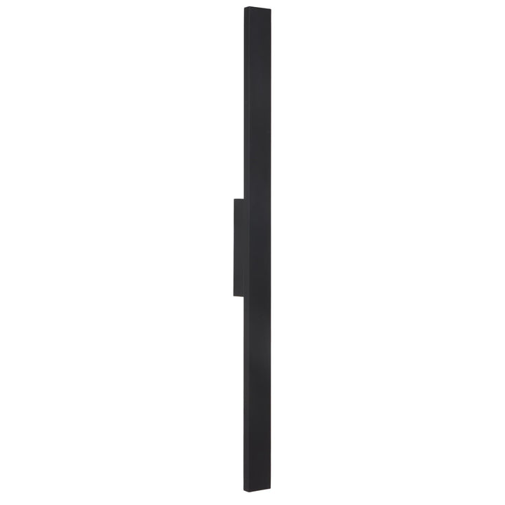 Telbix Ebiza Slimline Tricolour LED Exterior Wall Light | Black