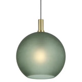 Telbix Patino Large Glass Pendant (E27) | Green