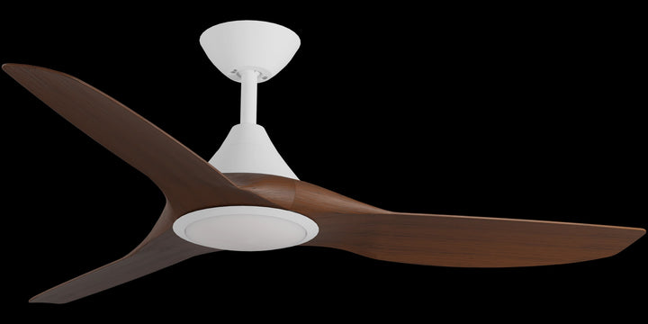 Calibo Smart CloudFan 48"(1220mm) ABS DC Ceiling Fan with 20W CCT LED Light and Remote | White & Koa