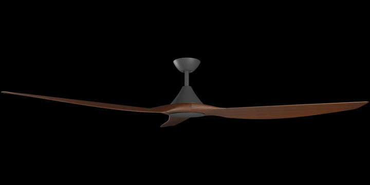 Calibo Smart CloudFan 72" (1830mm) ABS DC Ceiling Fan and Remote | Black & Koa