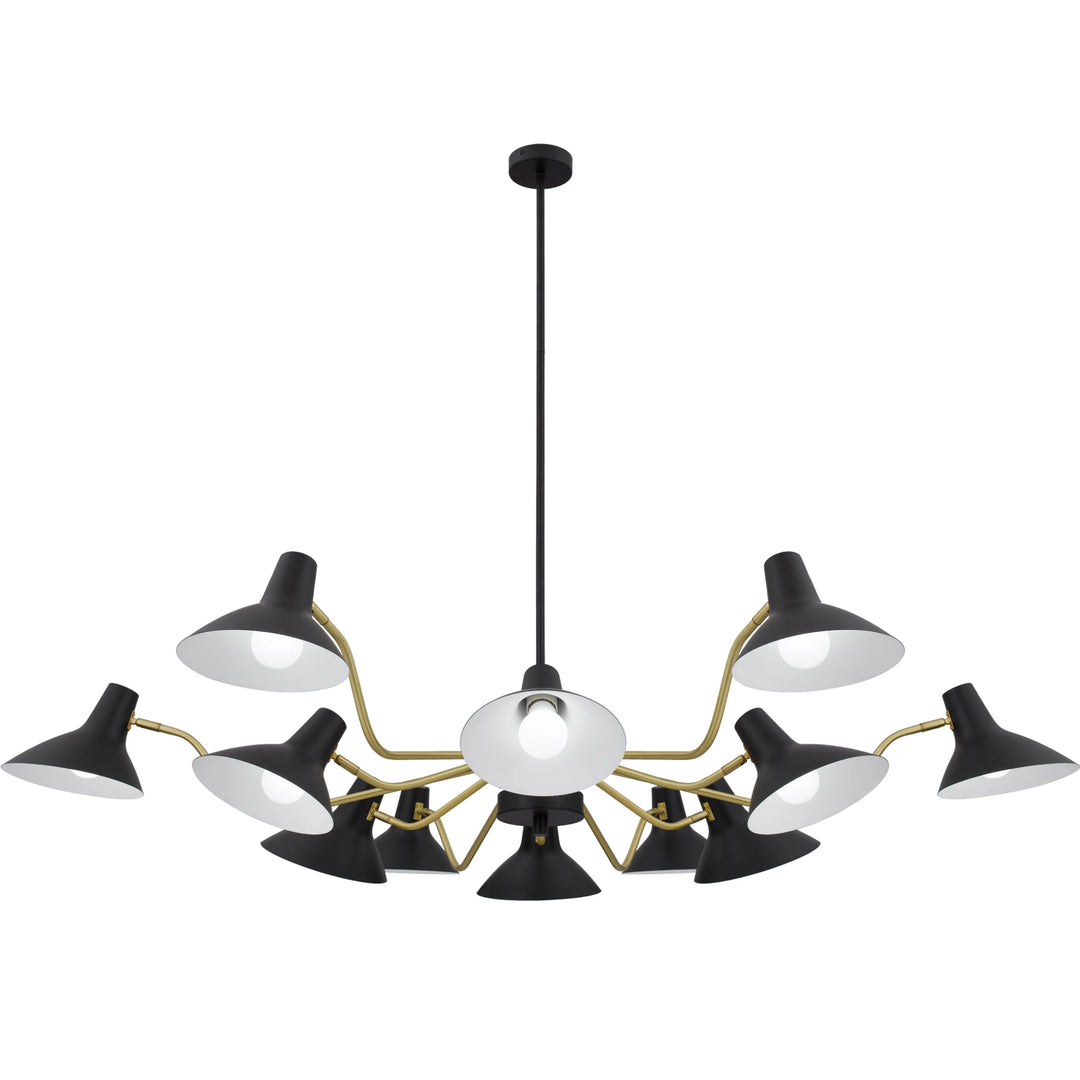 Telbix Farbon 12 Light Pendant Light | Black