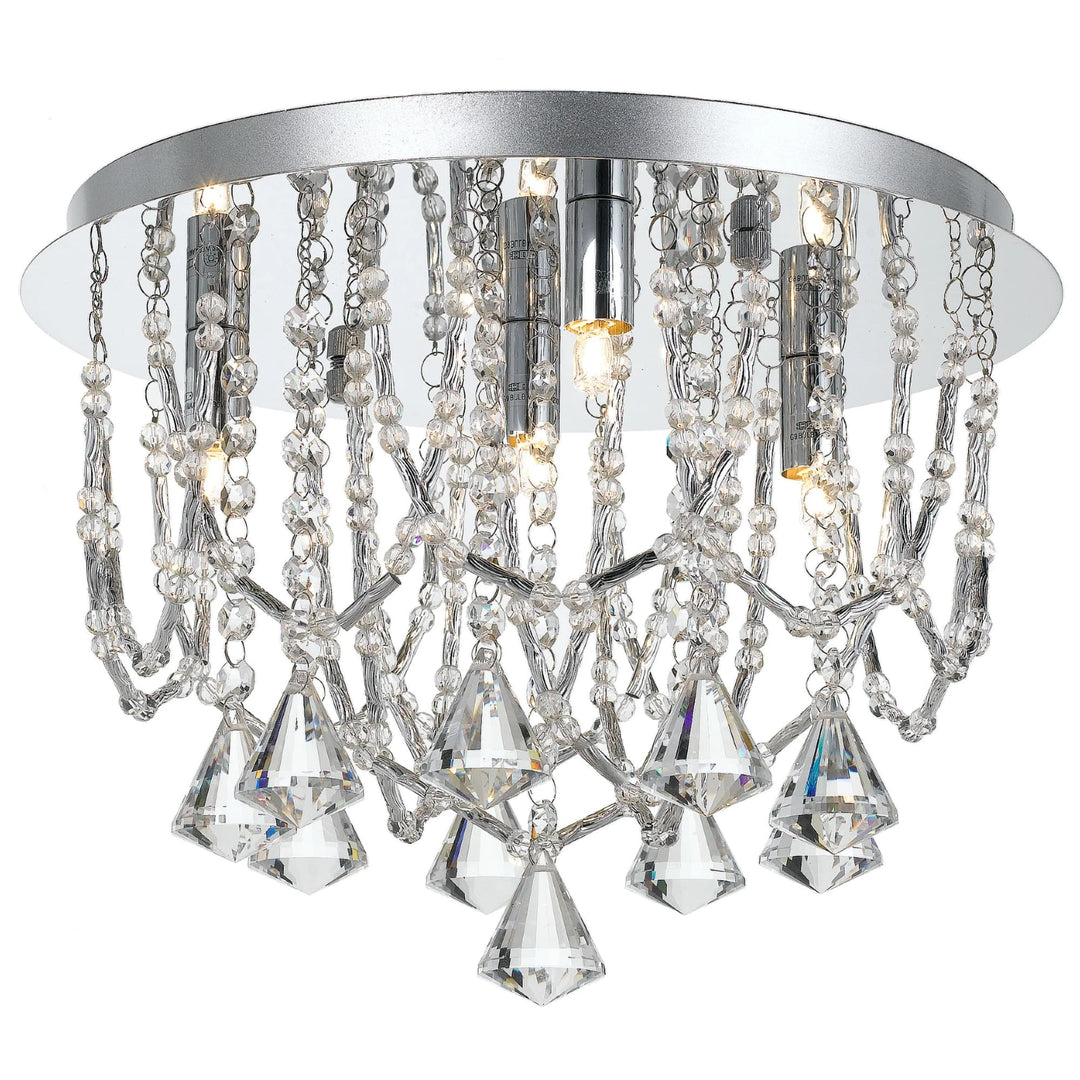 Telbix Sandro 5 Light Crystal CTC Light | Chrome
