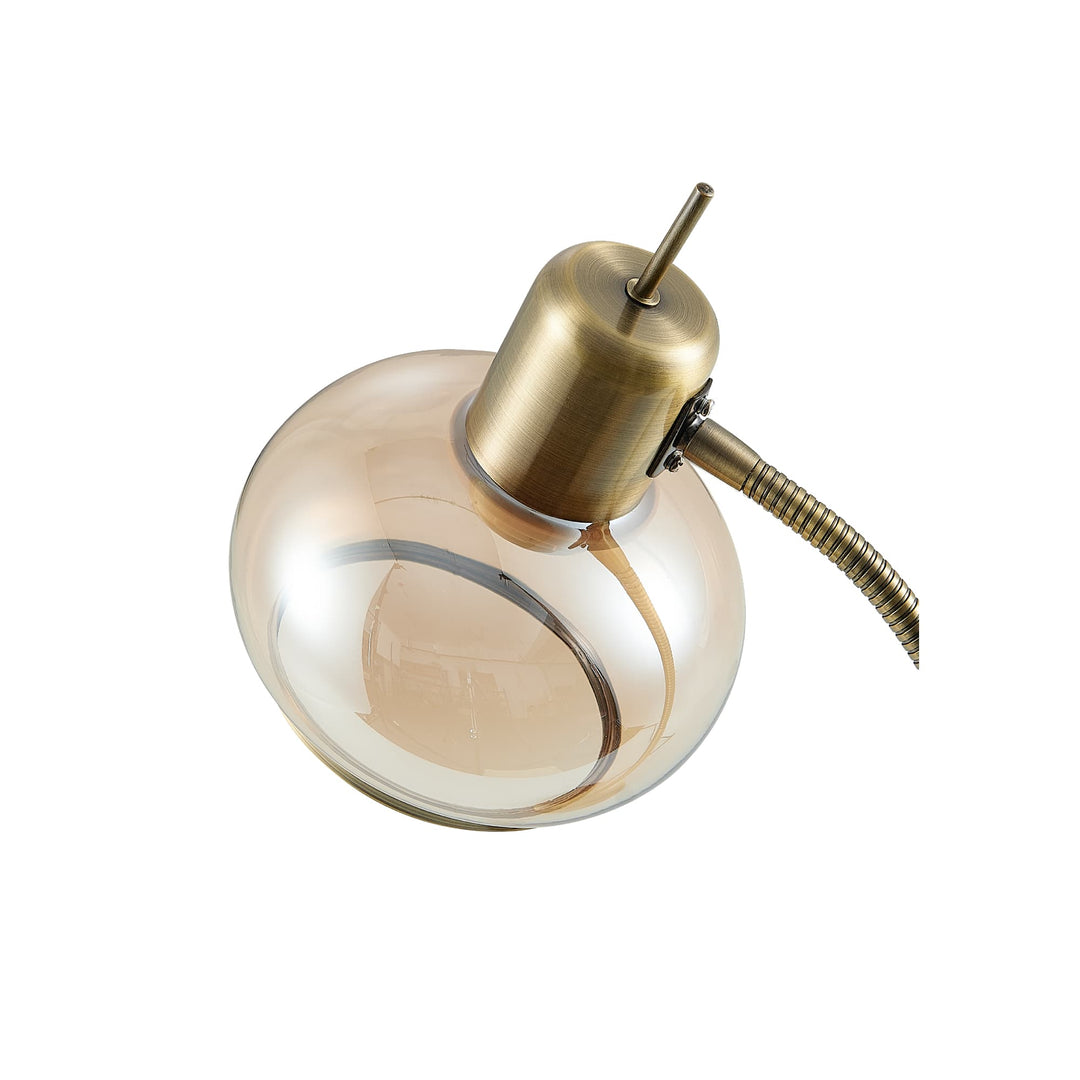 Telbix Marbell 1 Light Table Lamp (E27) | Antique Brass