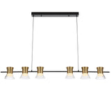 Telbix Tipico 6 Light LED Pendant Light | Gold