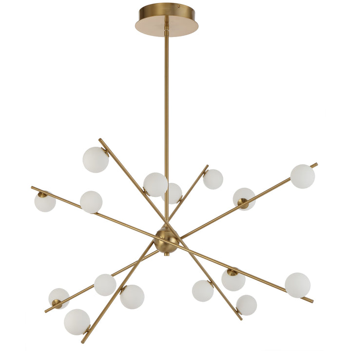 Telbix Captiva 16 Light LED Pendant | Antique Gold