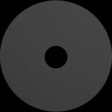 Calibo Crest 300mm Round Back Plate Only | Black