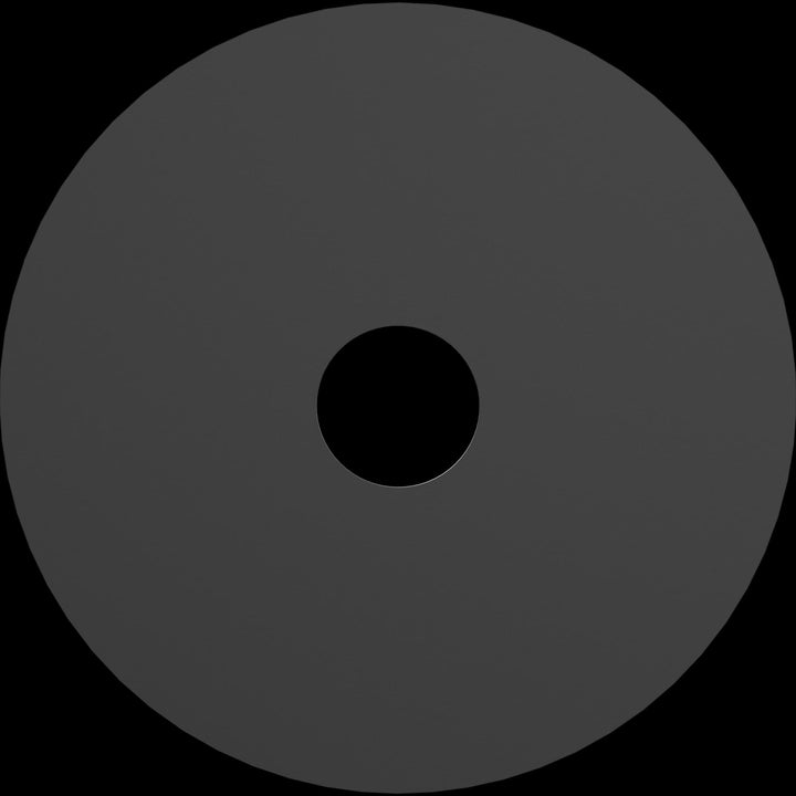 Calibo Crest 300mm Round Back Plate Only | Black