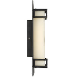 Telbix Burch 7W LED Exterior Wall Light | Black