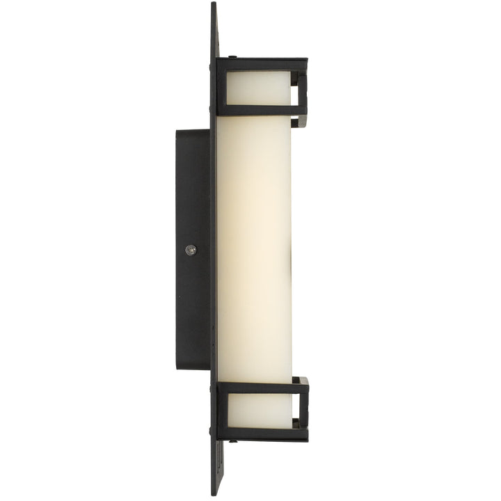 Telbix Burch 7W LED Exterior Wall Light | Black