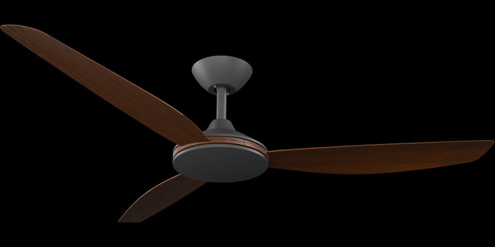 Calibo Condor 56" DC Smart Ceiling Fan with Remote Control | Black and Koa