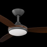 Calibo Condor 52" DC Smart Ceiling Fan with LED Light and Remote Control | Black and Koa