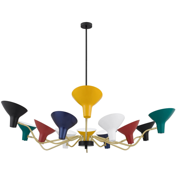 Telbix Farbon 12 Light Pendant Light | Multi Colour