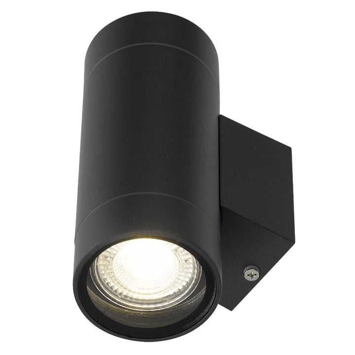 Telbix Kman 12W LED Up/Down Wall Light | Black