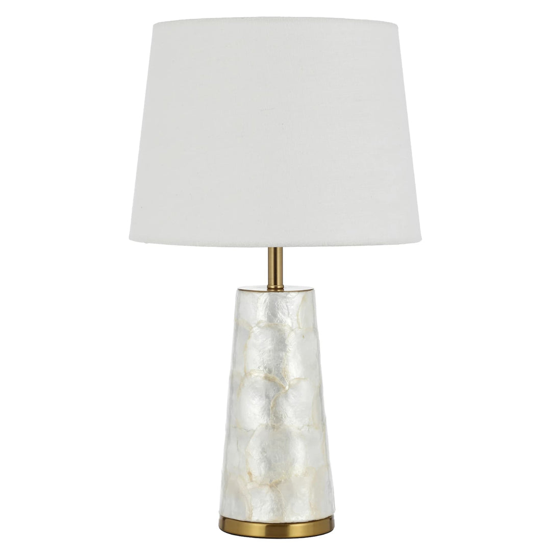 Telbix Fusell 1 Light Table Lamp (E27) | White