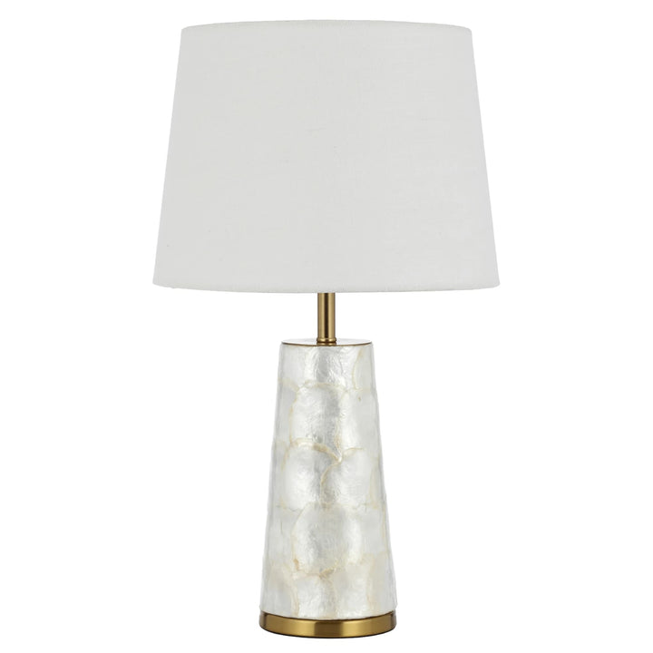 Telbix Fusell 1 Light Table Lamp (E27) | White