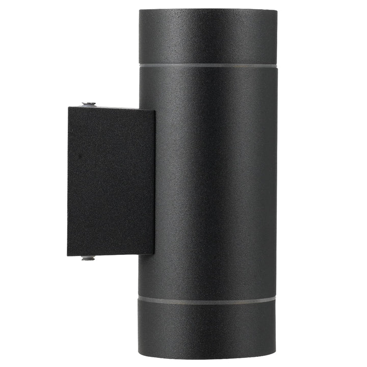 Telbix Kman 12W LED Up/Down Wall Light | Black