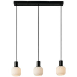Nordlux Milford Mini 3 Light Rail Pendant | Black