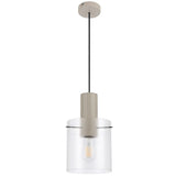 Telbix Mika 180mm Pendant Light | Grey