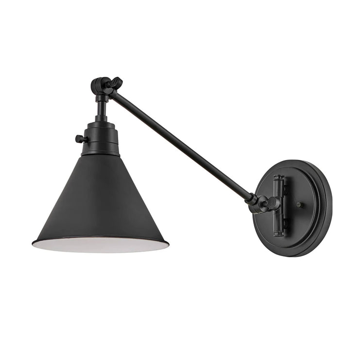 Hinkley Vintage Small Swing Adjustable Wall Sconce (E27) | Black