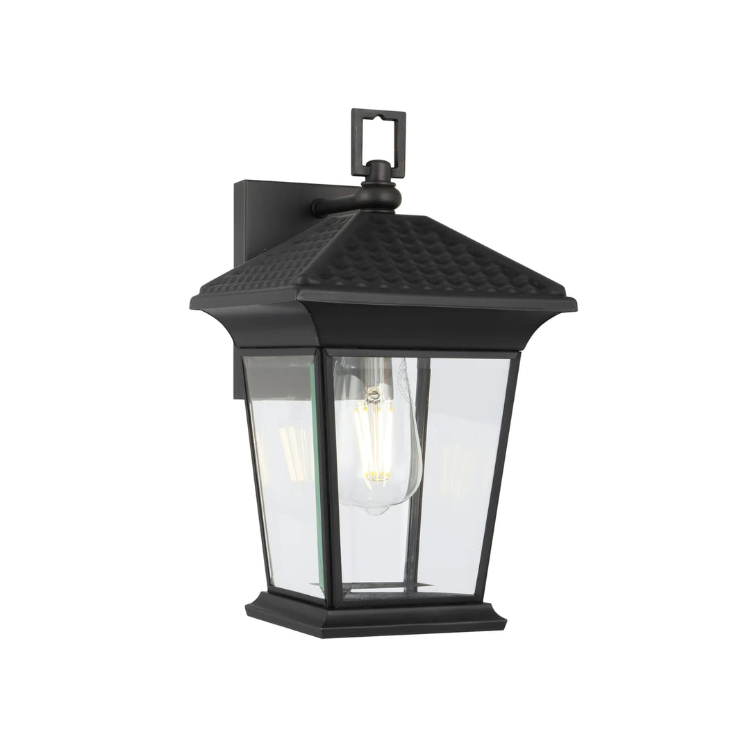 Telbix Zeldin 32 Exterior Wall Light (E27) | Black