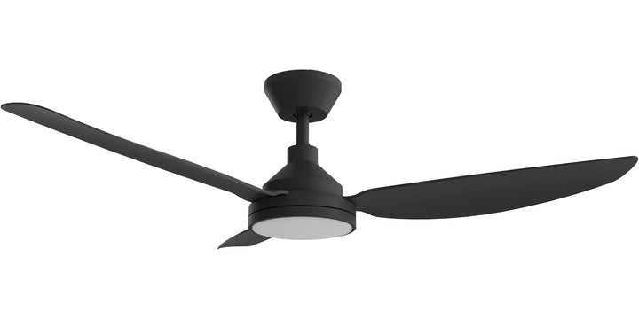 Calibo Sora 48" DC Ceiling Fan with LED Light, Wall Control and Remote | Black